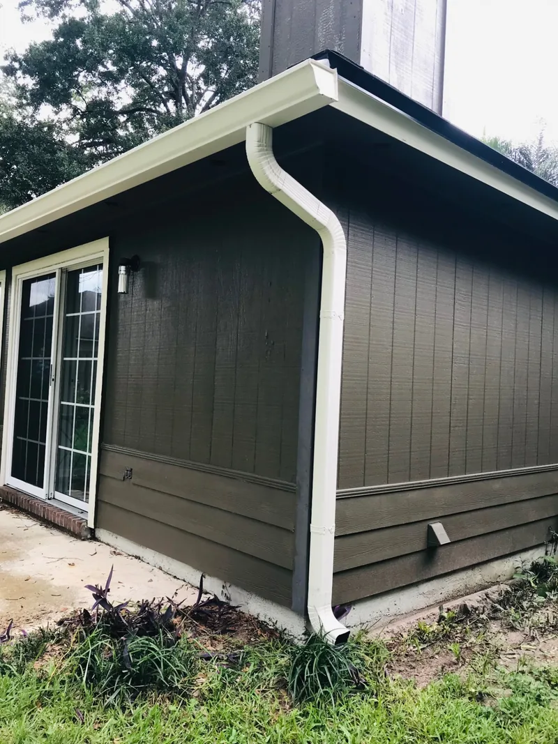 Wrap-around seamless gutter system installed by Get Gutters