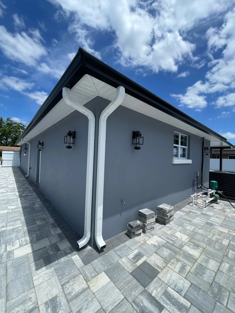 Full-perimeter gutter installation completed by Get Gutters